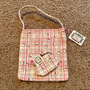 Hello Kitty Kyoto Japan Tote Bag and Change Purse